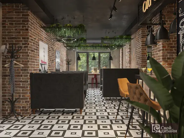 Проект интерьера кафе-бара в г. Шатура — фото 12